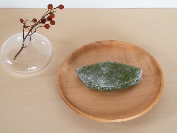 木の小皿　イタヤカエデ無垢材 3枚目の画像