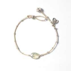 -Tourmaline quartz- braid bracelet 4枚目の画像