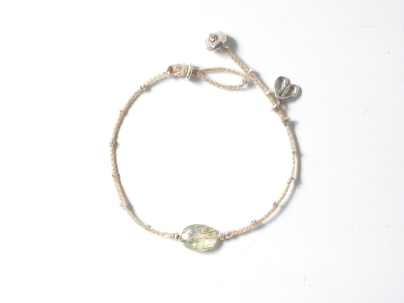 -Tourmaline quartz- braid bracelet 4枚目の画像