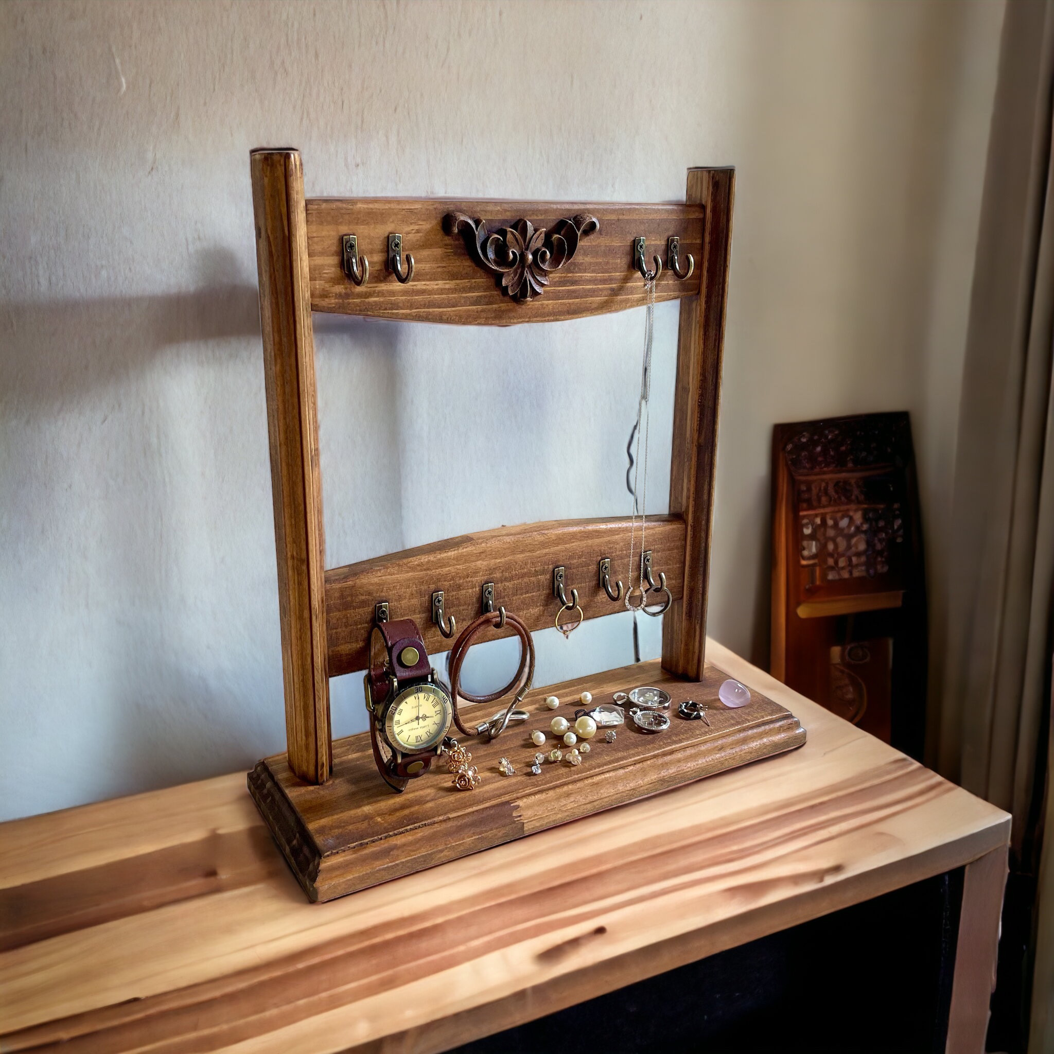 英国 アクセサリースタンド ラック / 商品棚 収納 時計 指輪 ネックレス 小物 雑貨