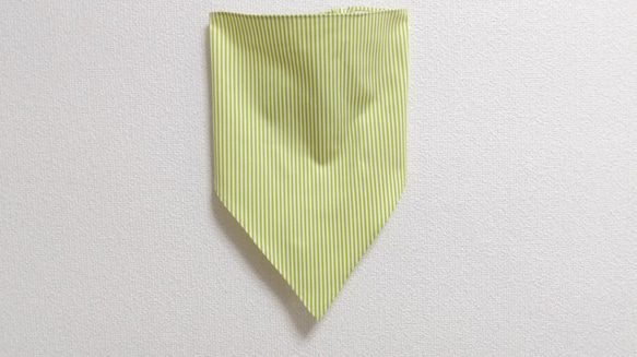 ストライプ  色・サイズが選べる　子供用三角巾　ゴム紐付 13枚目の画像