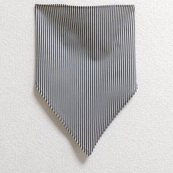 ストライプ  色・サイズが選べる　子供用三角巾　ゴム紐付 15枚目の画像