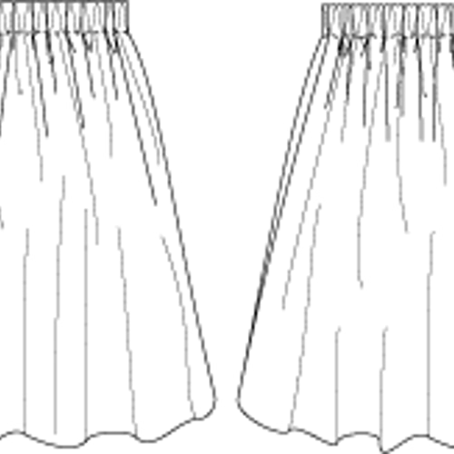 ギャザースカート リバティタナローン生地【アーカイブギンガム