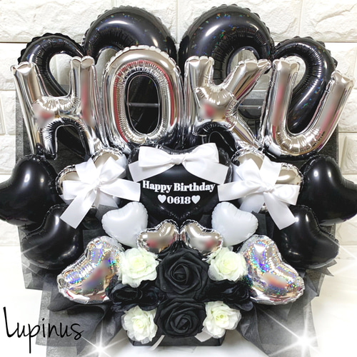 推し活】バルーンアレンジ 4文字 推し活 生誕祭 誕生祭 卒業式 成人式