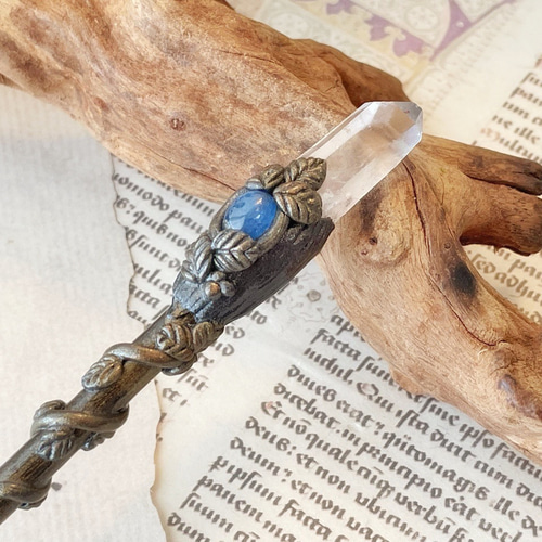 水晶xカイヤナイト】見習い魔法使いの杖 かんざし Thistle 通販