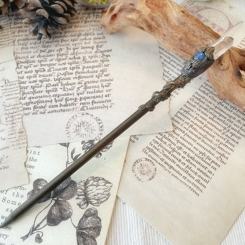 水晶xカイヤナイト】見習い魔法使いの杖 かんざし Thistle 通販