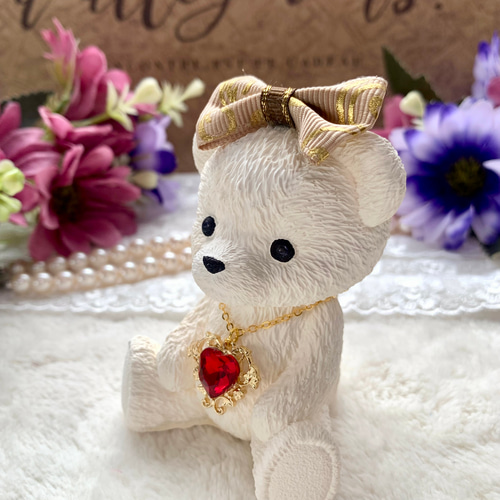 麦わら帽子テディベアさん♡アロマストーン 麦わら帽子テディベアさん♡アロマストーン ☆車用☆ほっこり〜な