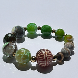 龍の眼で運気を上げる/龍眼天珠・モリオン・タイガーアイ/パワーストーンブレスレッ 龍の圧倒的なパワーで揺るぎなき運気を養う☆龍眼天珠&モリオン☆天珠