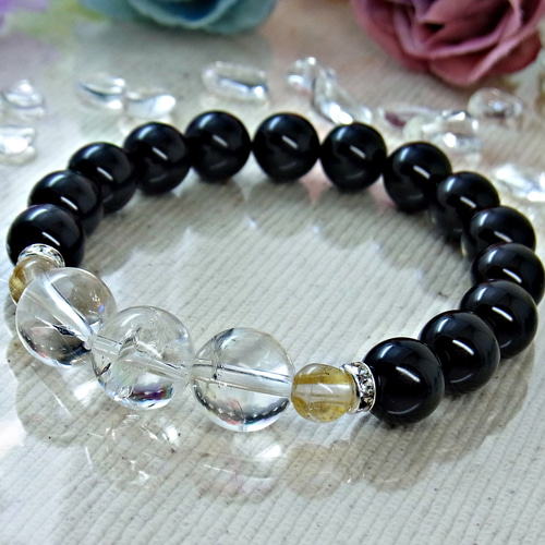 ◇お得品◇虹入 アイリス ルチル オニキス 男性プレゼント お守り