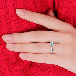 AOI Jewel 指輪 エンゲージ リング レディース ジルコニア 結婚指輪 ファッション アクセサリー ジュエリー 8枚目の画像