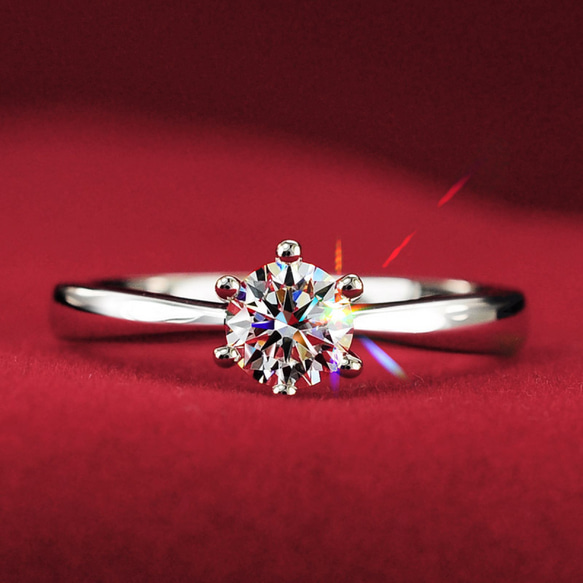 AOI Jewel 指輪 エンゲージ リング レディース ジルコニア 結婚指輪 ファッション アクセサリー ジュエリー 4枚目の画像
