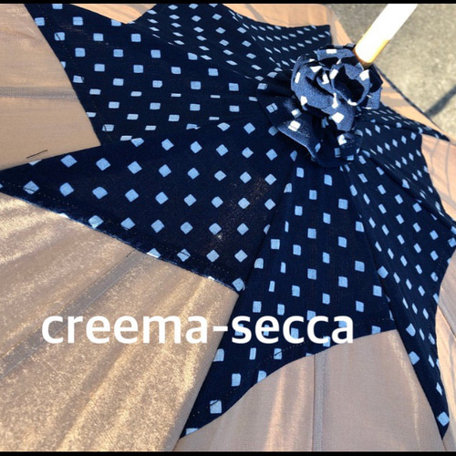 遠州綿紬と藍型染の日傘 傘・日傘 secca 通販｜Creema(クリーマ) 16055742
