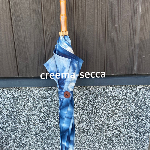送料無料＊ 深海 雪花絞り染めの日傘 傘・日傘 secca 通販