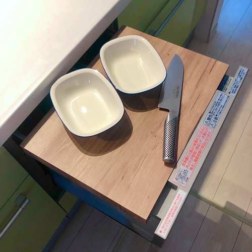 【公式】アクセサリーの激安通販 キッチンサイドテーブル サイドテーブル 特注 食洗機カバー 天板 テーブル用品