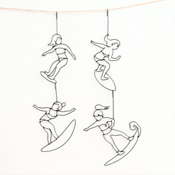 ワイヤーガーランド ガイコツダンス その他アート Belle noir 通販