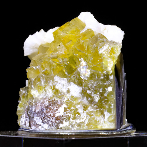 33g 『共生結晶』サンシャインイエロー 天然 フローライト カル
