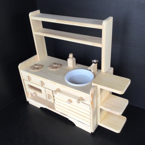 蛇口が選べる ままごと キッチングリル付き 木製 セット おもちゃ