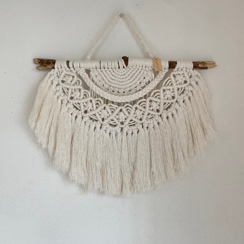 NO.75 マクラメタペストリー Macrame Wall Hanging マクラメタペストリー タペストリー・壁掛け
