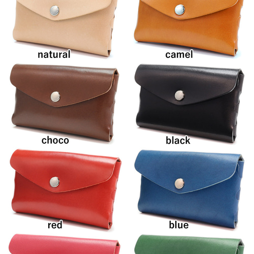 マルチケース ワンポケット”14色 ミニ財布 スマートキー 名刺