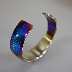 titanium bangle・labradorite・チタンバングル・out of place artifact・63 8枚目の画像