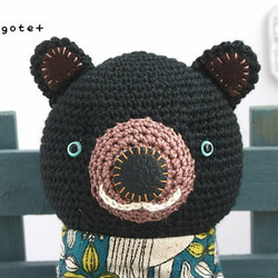 no.2312　Scarf Bear　(スカーフのくま) 2枚目の画像