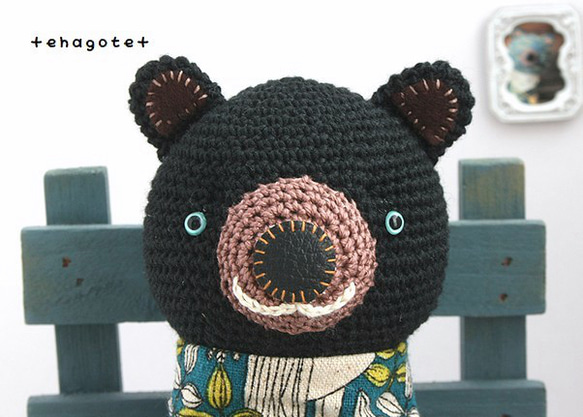 no.2312　Scarf Bear　(スカーフのくま) 2枚目の画像