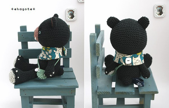 no.2312　Scarf Bear　(スカーフのくま) 3枚目の画像