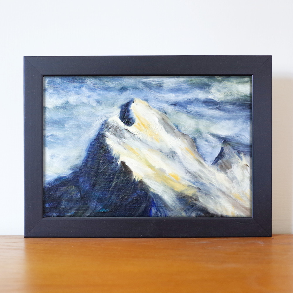 山油畫F1號含框尺寸約26*19cm 畫forest33 的作品16057543｜Creema