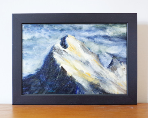 油彩画SMサイズ　額縁付4 楽天市場】油彩額縁 MRN-A6005-A P4 号(333×220) （UVカット