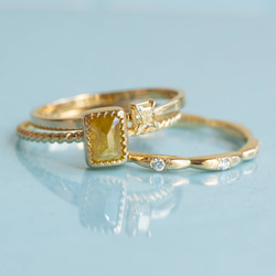 Mimosa Yellow Diamond Ring 5枚目の画像