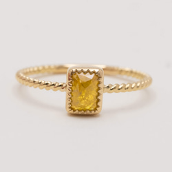 Mimosa Yellow Diamond Ring 1枚目の画像