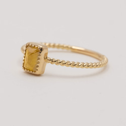 Mimosa Yellow Diamond Ring 3枚目の画像