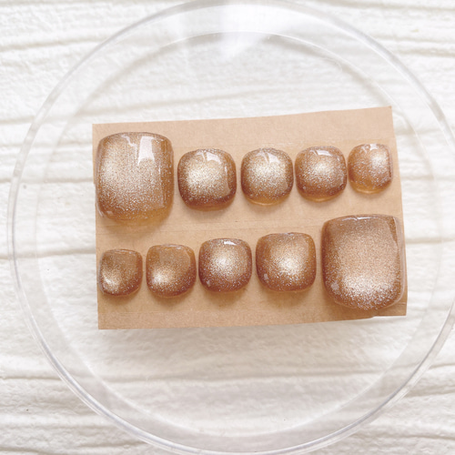 フットネイル ネイルチップ ペディ ニュアンスネイル サイズ変更不可