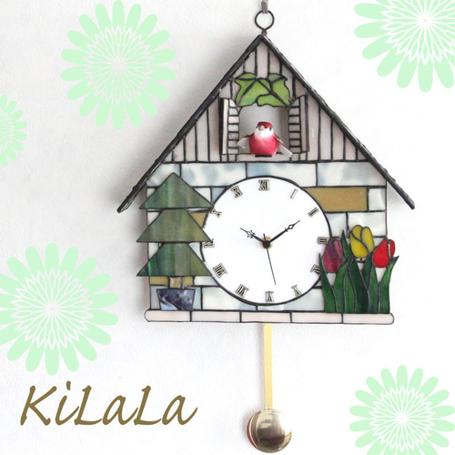 現品限りステンドグラスリボンがかわいいトイプードルのしっぽ