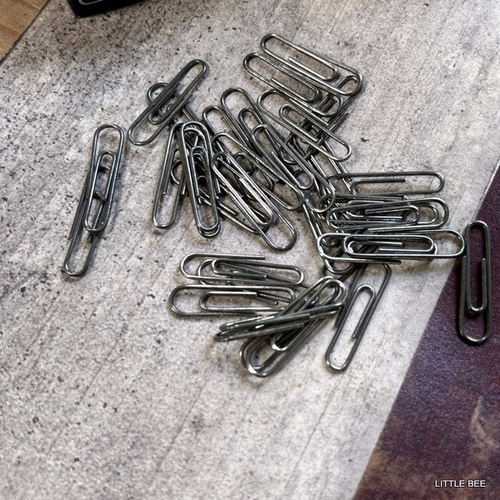 058・ヴィンテージ ゼムペーパークリップ ネイビー その他雑貨