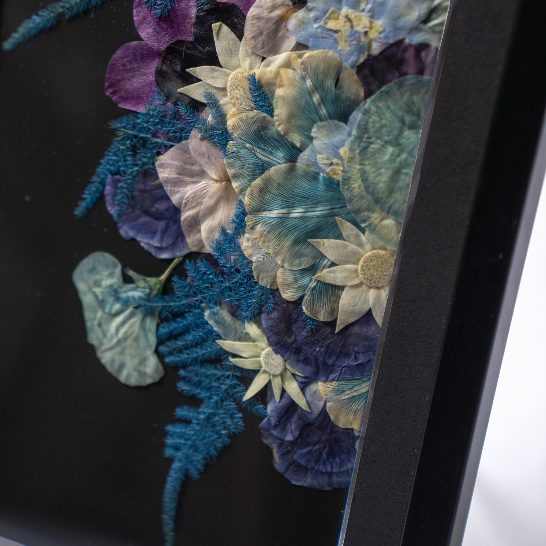 【アフターブーケ ＜★R★ アール＞】生花ブーケを「押し花＆額装」してお届けします  結婚式 ブーケ 記念 残す