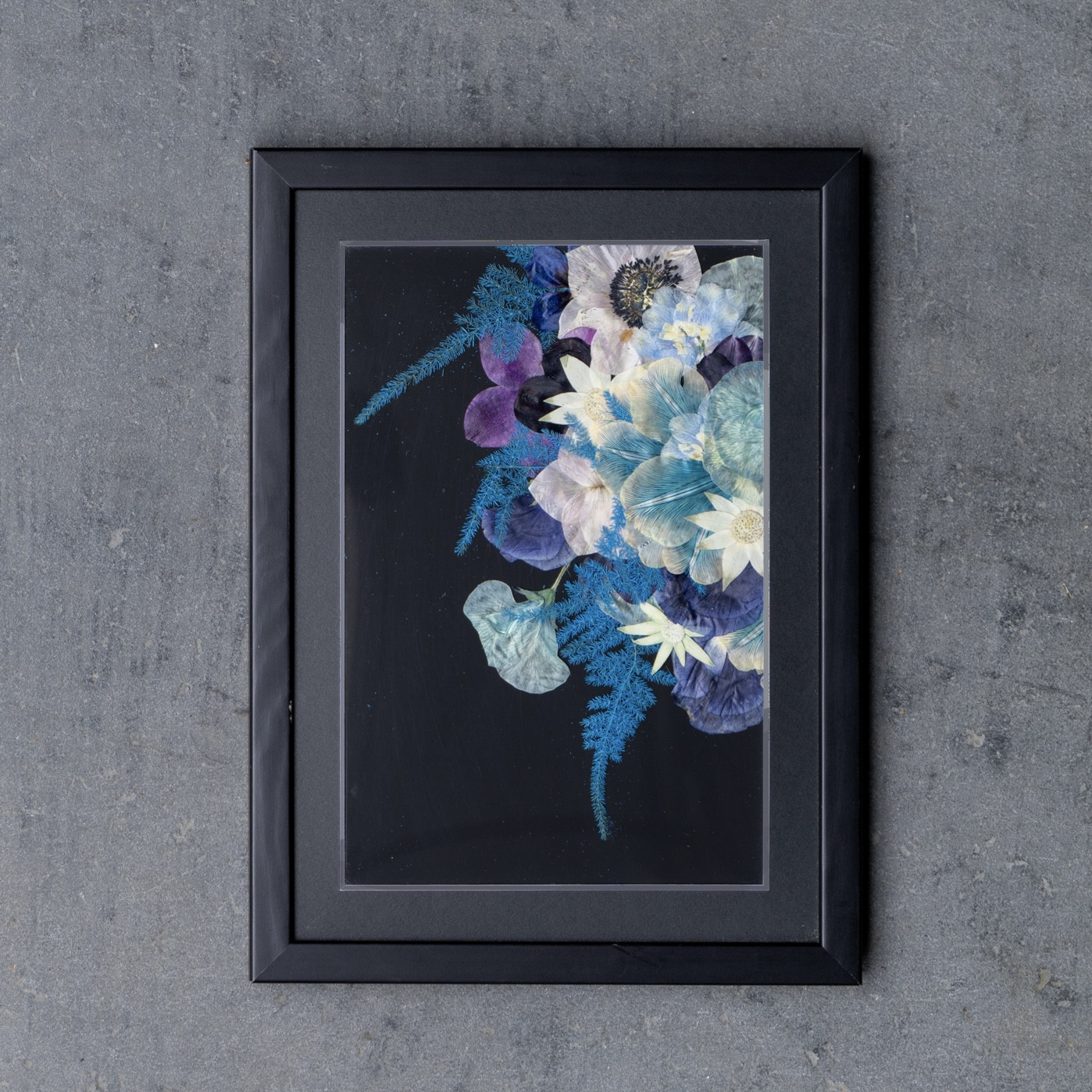 【アフターブーケ ＜★R★ アール＞】生花ブーケを「押し花＆額装」してお届けします  結婚式 ブーケ 記念 残す