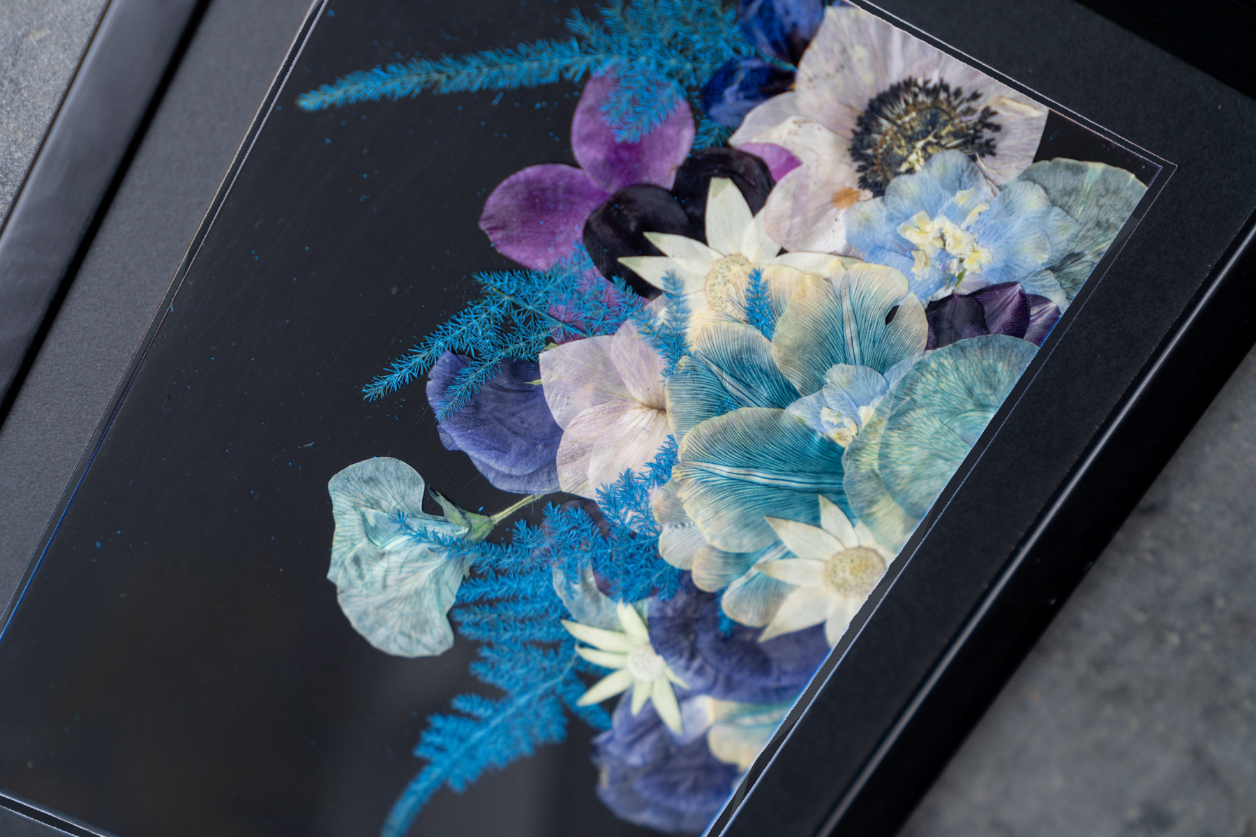 【アフターブーケ ＜★R★ アール＞】生花ブーケを「押し花＆額装」してお届けします  結婚式 ブーケ 記念 残す