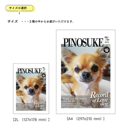 うちのDog　オーダーメイドポスター（インテリア雑誌風）  業務用印刷機/高画質仕上がり　メール便対応 /犬 3枚目の画像