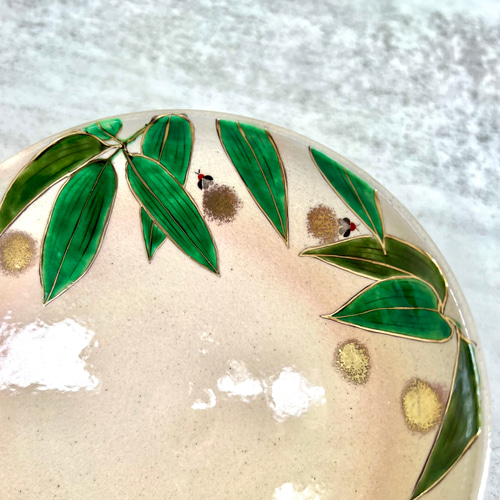 Creema限定】清水焼 笹に蛍 平茶盌 茶碗・めし碗 見谷若葉 通販