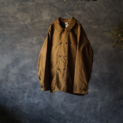 ギザコットンモールスキンダブルブレストカバーオール その他トップス