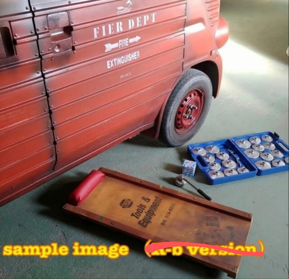 アメリカン ヴィンテージ   インダストリアル クリーパー（レプリカ品） 自動車整備 TOOL 寝板（YER-a） 1枚目の画像