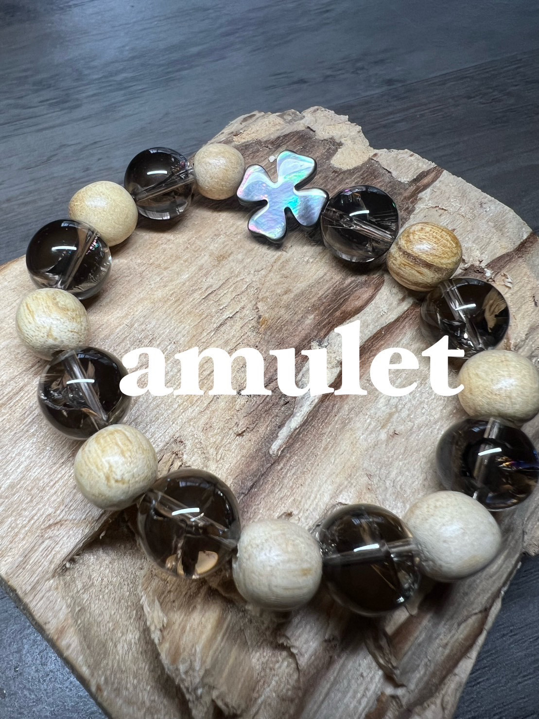 聖なる木パロサント　パワー　天然石　ストーンブレス　天然石ブレスレット