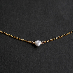 14KGF Akoya keshi pearl necklace. 第2張的照片