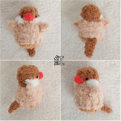 Weniao の小さな人形にはチャームを追加したり、ピンをカスタマイズしたり、手作りの毛糸のかぎ針編みの鳥のペットを追加したりで 4枚目の画像