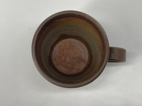 備前焼　コーヒーカップ　桟切　木箱入り 4枚目の画像