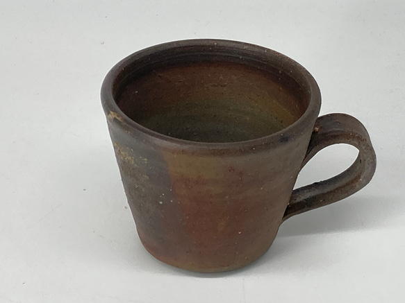 備前焼　コーヒーカップ　桟切　木箱入り 1枚目の画像