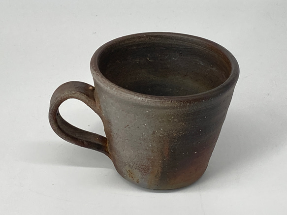 備前焼　コーヒーカップ　桟切　木箱入り 2枚目の画像