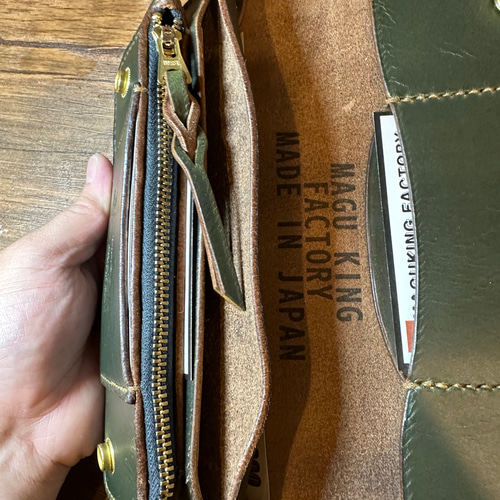 即納』WK-18 トラッカーウォレット マグキングスタンプ クロムエクセル