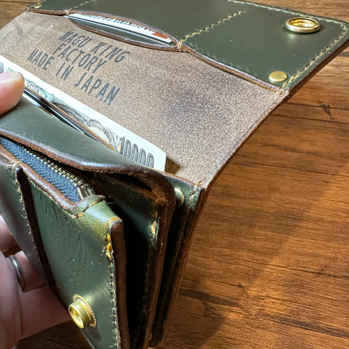 即納』WK-18 トラッカーウォレット マグキングスタンプ クロムエクセル